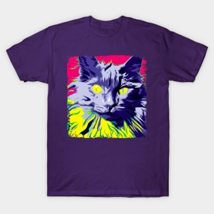 Nebelung Cat Pop Art - Cat Lover Gift T-Shirt